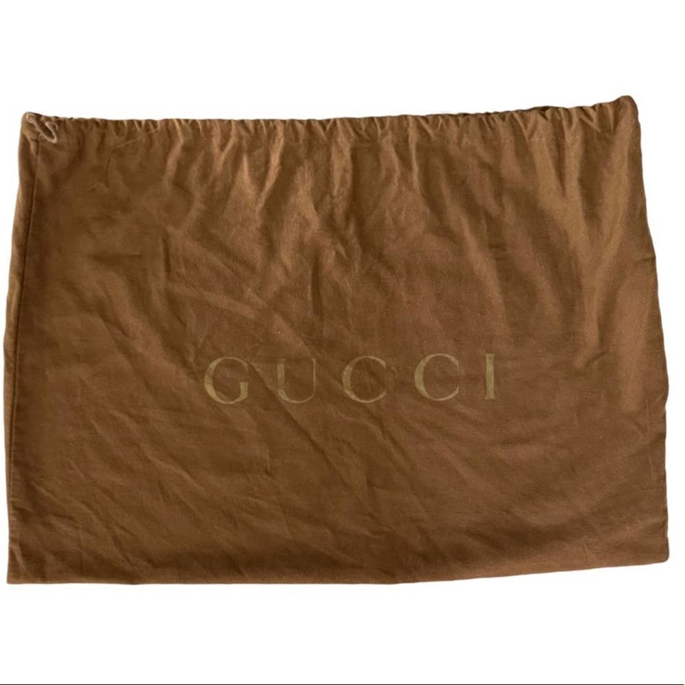 Gucci Supreme Joy Web Tote Purse Handbag Shoulder Bag Brown Logo - Picture 8 of 13